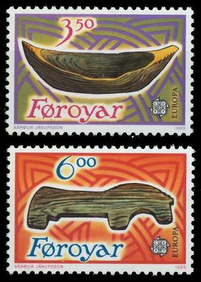 FÄRÖER 1989 Nr 184-185 postfrisch S1F984A