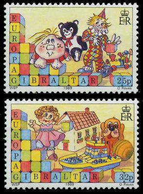 Gibraltar 1989 Nr 563-564 postfrisch S1F98BA