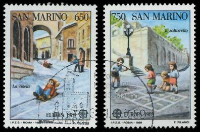 SAN MARINO 1989 Nr 1407-1408 gestempelt X5CF03A