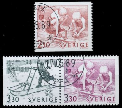 Schweden 1989 Nr 1549-1551-wP gestempelt X5CF052