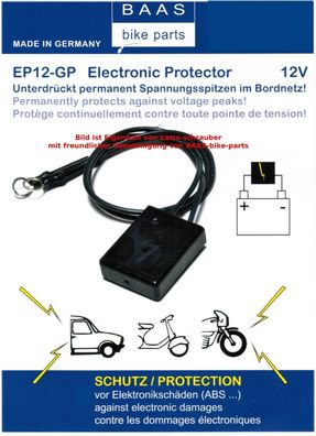 BAAS EP12-GP electronic protector unterdrückt Spannungsspitzen 12V neu new