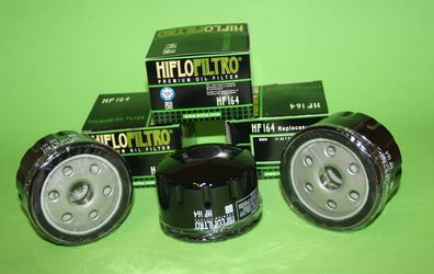 3x Hiflo Filtro Ölfilter HF164 BMW C600 C650 F800 K1600 R1200 HP2 Enduro Nine T