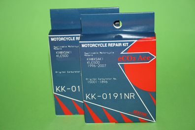2x Keyster KK-0191NR Reparatursatz Vergaser Kawasaki KLE500 Bj. 1996-2007