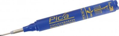 Pica-Ink-Tieflochmarker blau Teleskopspitze aus Edelstahl