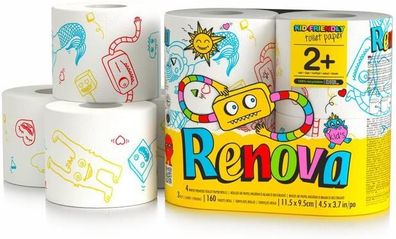 Toilettenpapier Renova Kids Friendly - bedruckt mit Kindermotiven - 3-lagig - ...