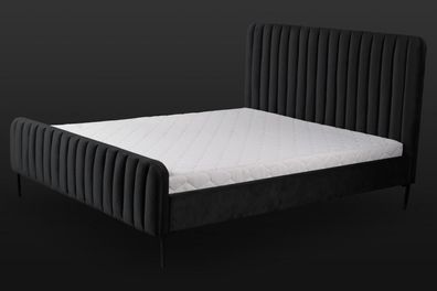 Doppelbett Bett Textil Möbel Betten Design Möbel Schlafzimmer 120x200 Stoff
