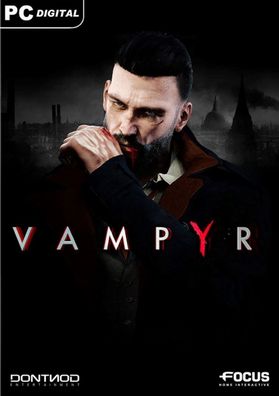 Vampyr (PC, 2018, Nur der Steam Key Download Code) Keine DVD, No CD