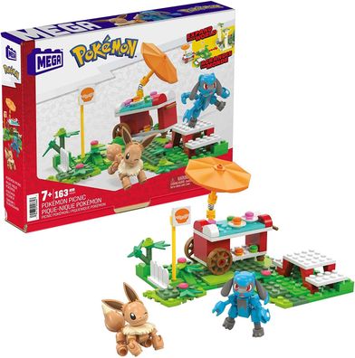 Mattel Mega Construx HDL80 - Pokémon Picknick Abenteuer-Bauset, Spielset mit 193 ...