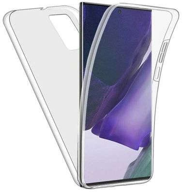 Full Cover Für Samsung Galaxy Note 20 Ultra Silikon TPU 360° Transparent Schutzhülle