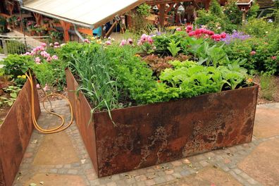 Hochbeet L 120 x B 60 x H 90 cm3mm Edelrost Kräuterbeet Pflanzbeet Frühbeet