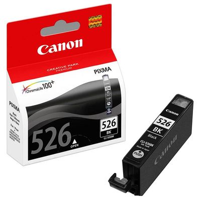 Canon Tintenpatrone CLI-526 BK Schwarz black - 9 ml für PIXMA Drucker Original