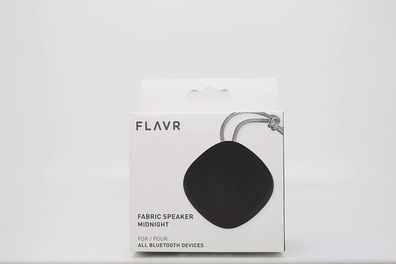 FLAVR Fabric Lautsprecher Bluetooth Wireless Speaker 3W schwarz