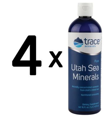 4 x Utah Sea Minerals - 473 ml.