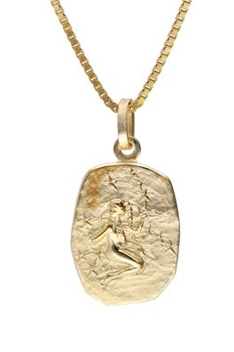 trendor Schmuck Jungfrau Sternzeichen Gold 333 mit vergoldeter Silberkette 15382-09