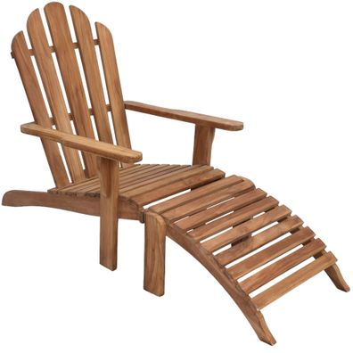 Teak Gartenliege Adirondack