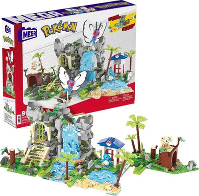 Mattel Mega Construx HHN61 - Pokémon Ultimate Jungle Expedition, Dschungel Bauset ...