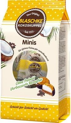 Blaschke Kokoskuppel Minis Classic, ohne Palmöl, einzeln verpackt,