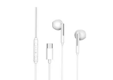 In-Ear Kopfhörer Typ-C Headset mit Mikrofon USB-C weiß