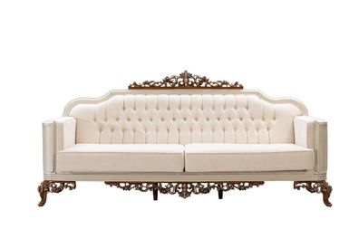 Sofa 3 Sitzer Chesterfield Dreisitzer Sofas Luxus Wohnzimmer Barock Stil Couch