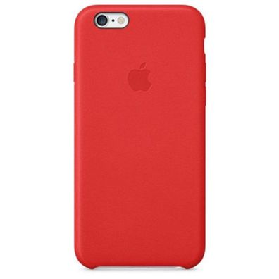 Original Apple iPhone 6 / 6S Leather Case MGR82ZM/ A Bright Red