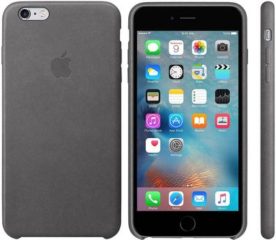 Original Apple iPhone 6 Plus / 6S Plus Leather Case MM322ZM/ A Schutzhülle Storm ...