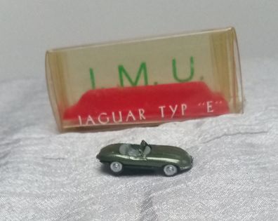 Jaguar E Type, dünkelgrün, IMU 1:160