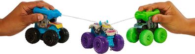 Hot Wheels Monster Trucks Color Reveal Truck, 1 Spielzeugtruck mit Überraschungsef...