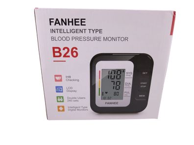 Fanhee B26 Blutdruckmessgerät Oberarm Vollautomatisch Digital 22-40cm Manschete
