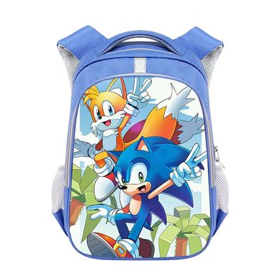 Kinder Sonic The Hedgehog Amy Rucksack Mädchen Backpack Schüler Tasche 30x17x44