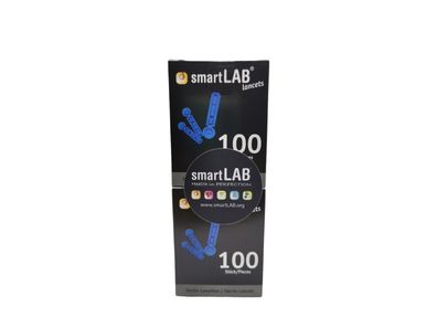 smartLAB Lancet Box mit 200 Lanzetten in zwei Boxen | Blutzucker Lanzetten 28G S