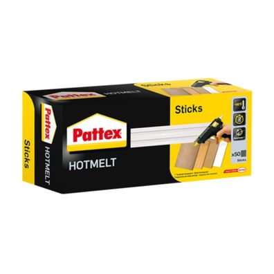 Pattex 1000g Sticks Hotmelt Heißklebepatronen transparent &Oslash; 11,3 mm 50 Stk.