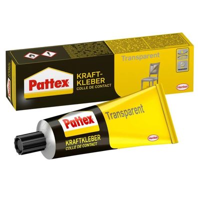 Pattex Kraftkleber Transparent 125g Tube Kontaktkleber Flexibel Universal PXT2C