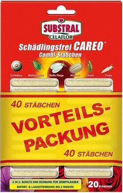 Substral Celaflor Schädlingsfrei Careo Combi-Stäbchen 40 Stück