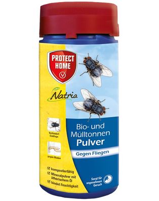 Protect Home Natria Bio-& Mülltonne Pulver 500 g gegen Fliegen Maden