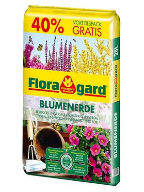 0,61€/ L) Floragard Blumenerde 28 L