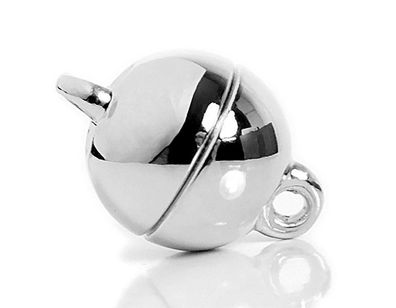 Minott Magnetschließe - Verschluss für Ketten / Schmuck 925/ - Silber poliert