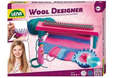 Lena 42681 Wool Designer Strickset Kinder Stricken Lernspielzeug