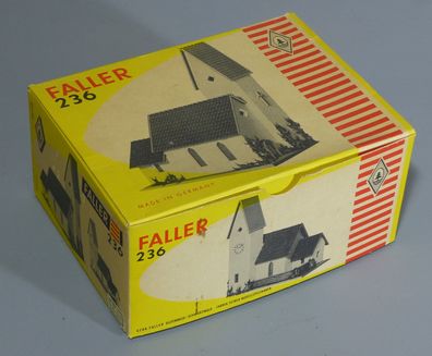 Faller H0 236 Kirche mit Holzverkleidung Werk-Fertigmodell Kauffertigmodell 50er/60er