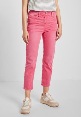 Cecil Slim Fit Coloured Jeans in Strawberry Red