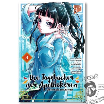 Manga Cult Die Tagebücher der Apothekerin – Geheimnisse am Kaiserhof #3