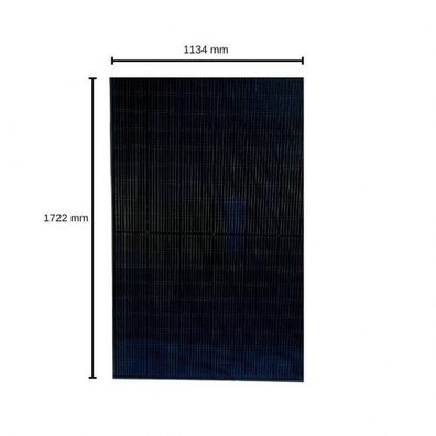 PV Modul 395 Watt Photovoltaik Solar Solarmodul Solarpanel Solaranlage Full Blac