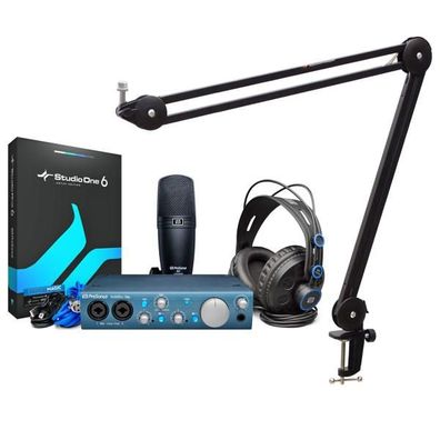 Presonus Audiobox iTwo Studio Set mit Mikrofonarm