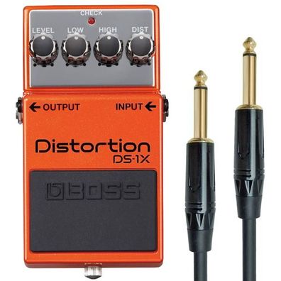 Boss DS-1X Special Distortion Pedal mit Kabel
