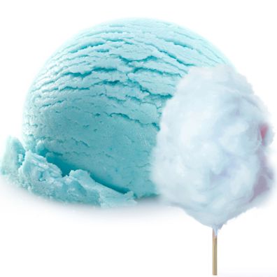 Blaue Zuckerwatte Milcheis | Eispulver