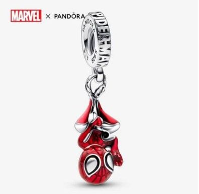Pandora Marvel Hängender Spider-Man Charm-Anhänger