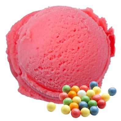 Kaugummieis (rosa) Eis | Eispulver | Laktosefrei | Vegan | Keto | Glutenfrei