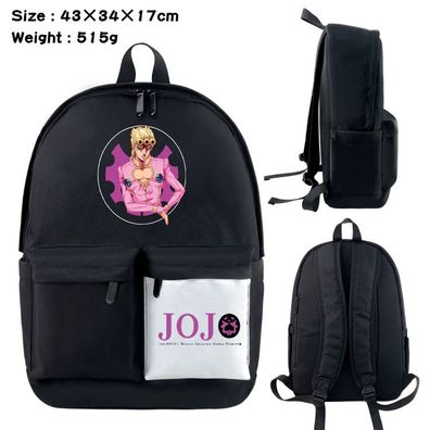 Anime JoJo's Bizarre Adventure Rucksack Damen Backpack Laptoptasche 43x34x17cm