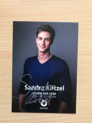 Sandro Kirtzel Sturm der Liebe Schauspieler AK orig. signiert - TV FILM #5342