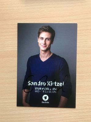 Sandro Kirtzel Sturm der Liebe Schauspieler AK orig. signiert - TV FILM #5343