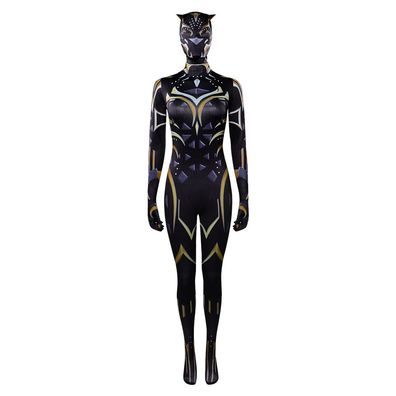 Damen Black Panther Bodysuit Wakanda Forever Shuri Halloween Cosplay Kostume Overall